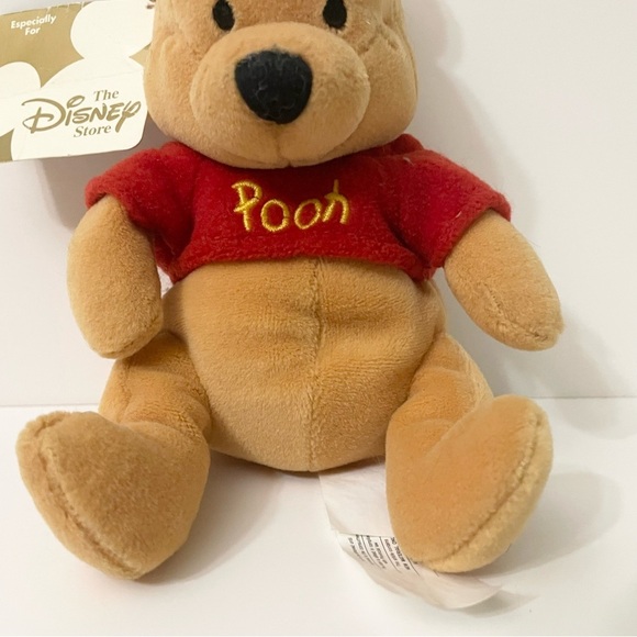 Disney Winnie the Pooh Stuffed Animal Mini Bean Bag Pooh 8” - Picture 3 of 16